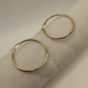 Boucles d'oreilles cercle en acier inoxydable