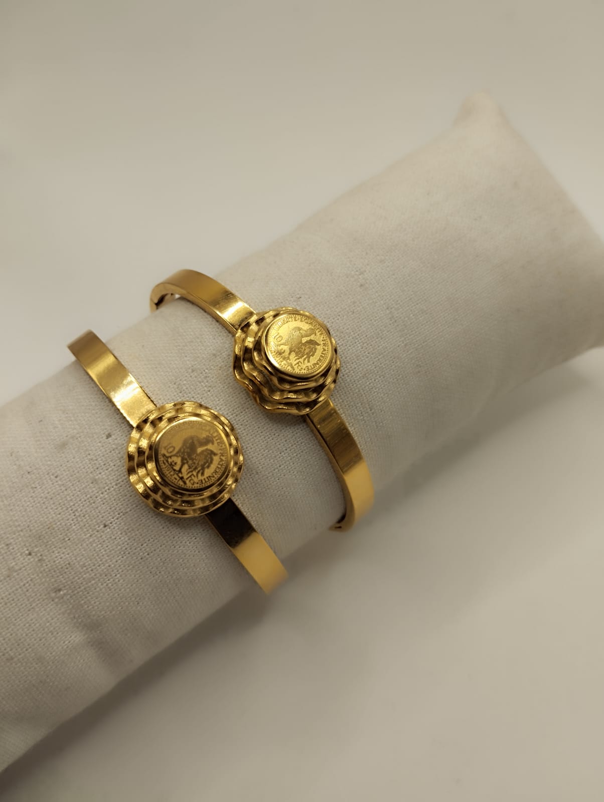 bracelet coq taille en acier inoxydable