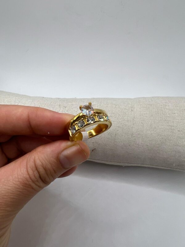 bague de mariage de lux en acier taille 19et 20