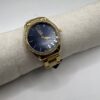 montre de lux étanche en acier inoxydable tableau bleu