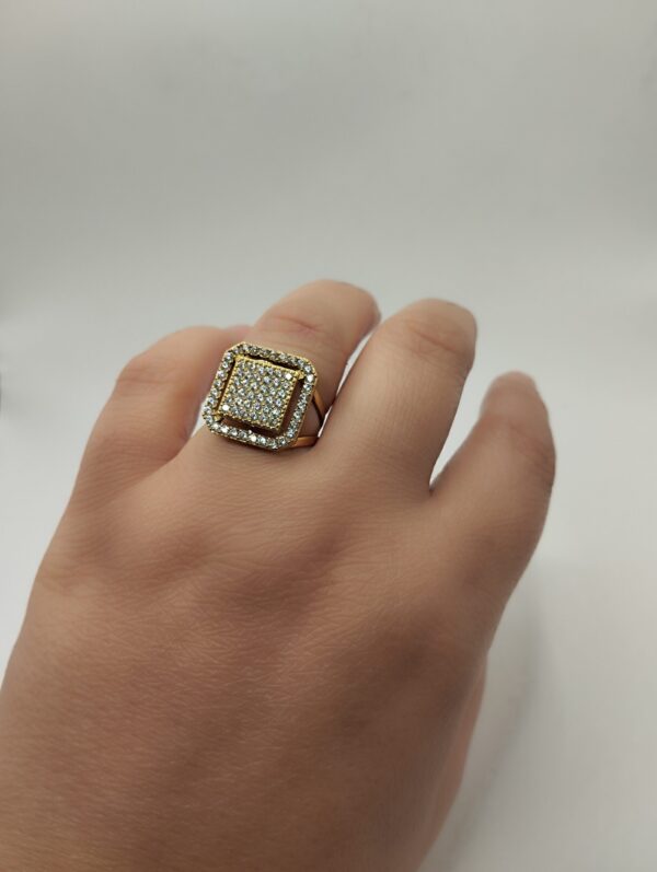 Bague ajustable tendance en acier inoxydable