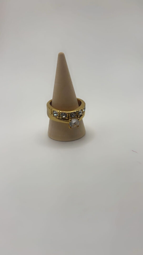 Bague mariage en acier taille