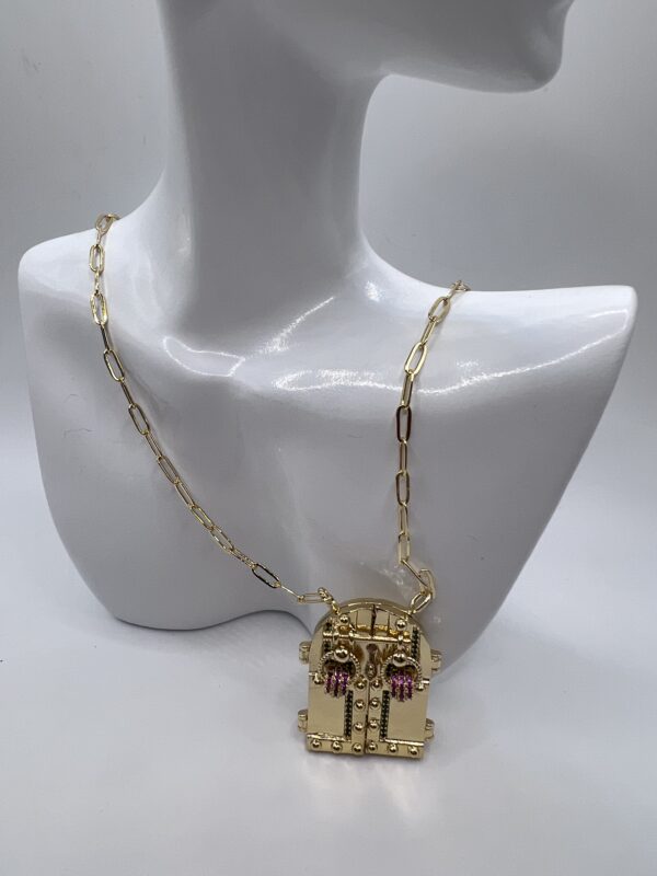 Collier bab mansour en acier inoxydable
