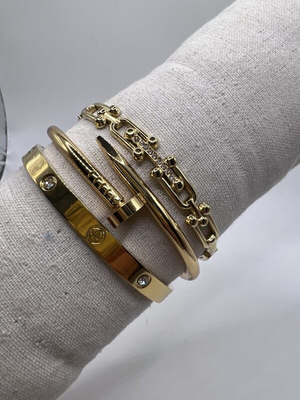 Bracelets de lux en acier inoxydable
