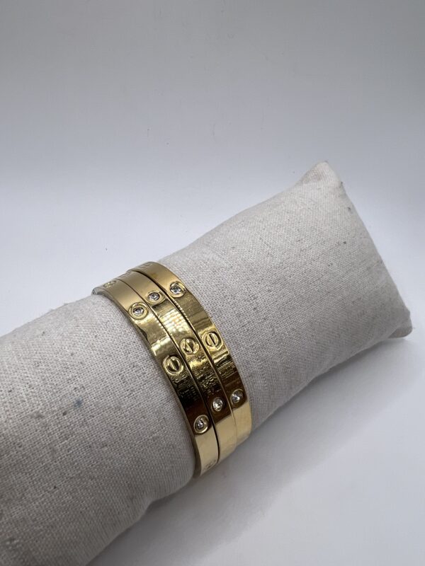 Bracelet de lux en acier inoxydable