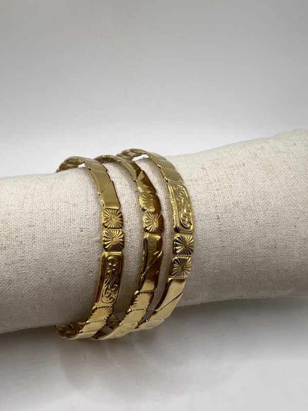 Bracelet beldi trio en acier inoxydable taille 6.8 cm