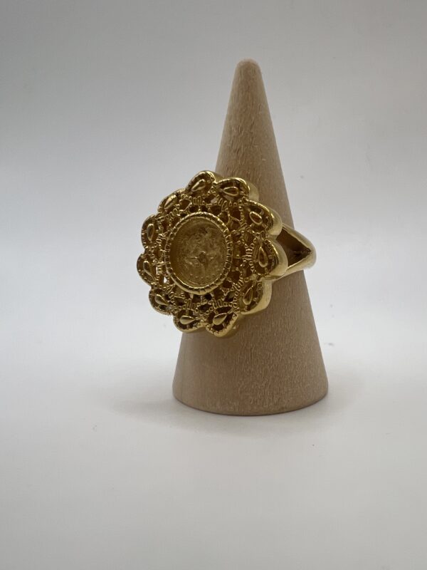Bague de lux louisa en acier inoxydable