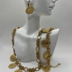 Parrure de bijoux louise en acier inoxydable