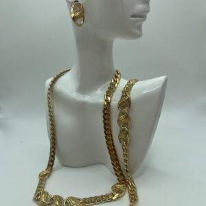 Ensemble dd bijoux haricot en acier inoxydable
