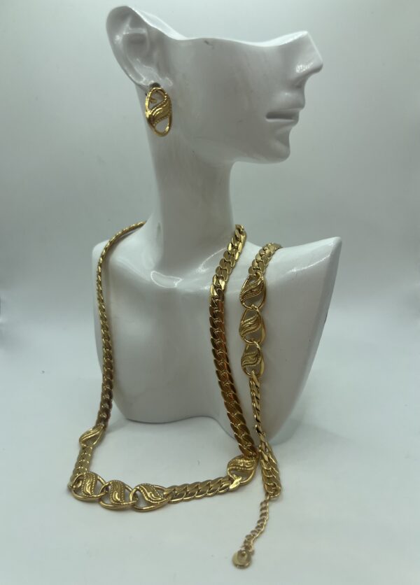 Ensemble dd bijoux haricot en acier inoxydable