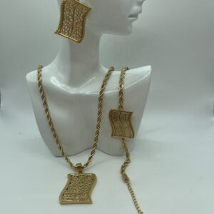 Ensemble de bijoux beldi en acier inoxydable