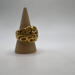 Bague beldi taille 18 en acier inoxydable