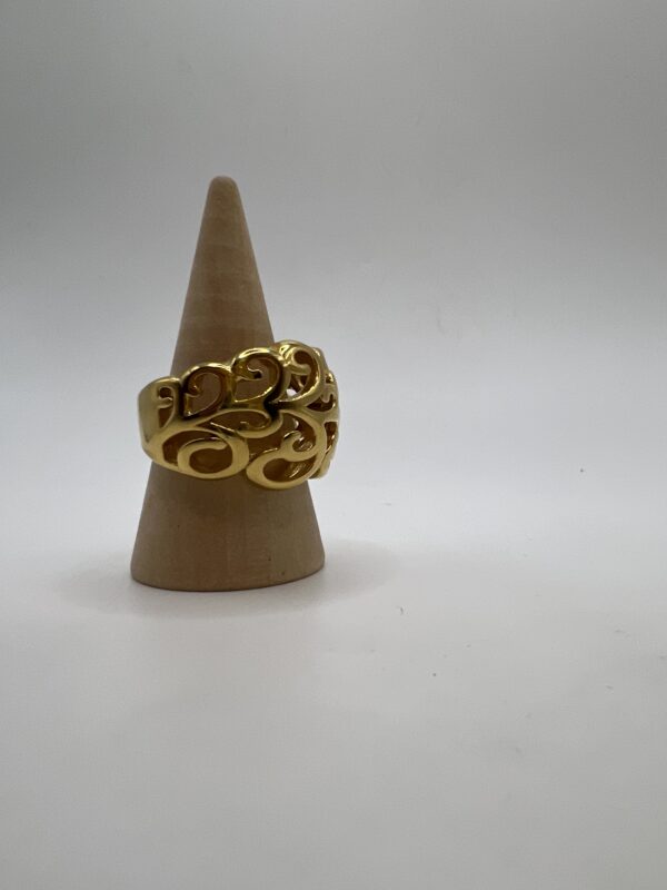 Bague beldi taille 18 en acier inoxydable