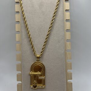 collier beb mansour en acier inoxydable