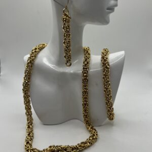 Ensemble ras de cou royal en acier inoxydable