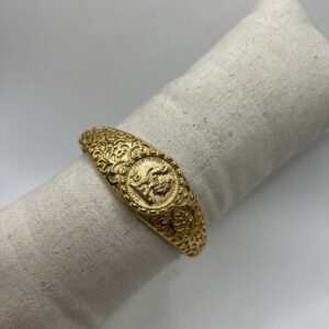 Bracelet louise coq 3d en acier inoxydable